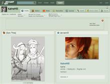 Tablet Screenshot of kainehill.deviantart.com