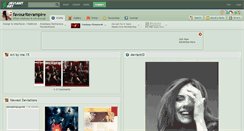Desktop Screenshot of favouritevampire.deviantart.com