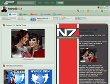Tablet Screenshot of hotrod5.deviantart.com