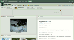 Desktop Screenshot of bloodgecko.deviantart.com