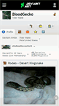 Mobile Screenshot of bloodgecko.deviantart.com
