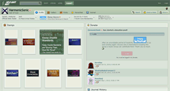Desktop Screenshot of harmonicsonic.deviantart.com