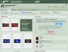 Tablet Screenshot of harmonicsonic.deviantart.com