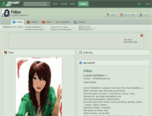 Tablet Screenshot of fabyo.deviantart.com