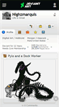 Mobile Screenshot of nighzmarquls.deviantart.com