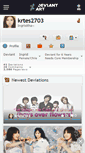 Mobile Screenshot of krtes2703.deviantart.com