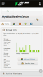 Mobile Screenshot of mysticalrealmsfans.deviantart.com