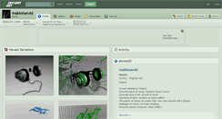 Desktop Screenshot of makkman4d.deviantart.com