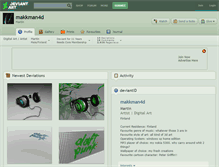 Tablet Screenshot of makkman4d.deviantart.com