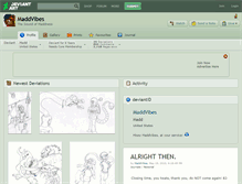 Tablet Screenshot of maddvibes.deviantart.com
