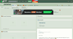 Desktop Screenshot of hellcatpunk.deviantart.com