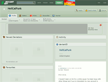 Tablet Screenshot of hellcatpunk.deviantart.com