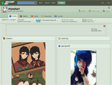 Tablet Screenshot of ohpoptart.deviantart.com