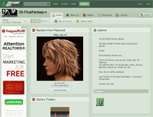 Tablet Screenshot of 3d-finalfantasy.deviantart.com