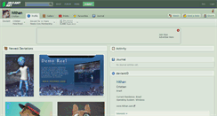 Desktop Screenshot of hithan.deviantart.com