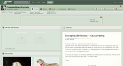 Desktop Screenshot of freedomheartskennels.deviantart.com