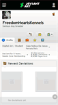 Mobile Screenshot of freedomheartskennels.deviantart.com