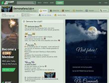 Tablet Screenshot of demonafansclub.deviantart.com