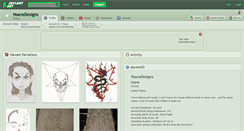 Desktop Screenshot of nsanedesigns.deviantart.com