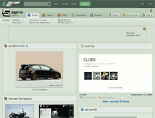 Tablet Screenshot of algarve.deviantart.com