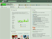 Tablet Screenshot of green-fc.deviantart.com