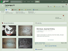 Tablet Screenshot of camaroguy10.deviantart.com