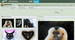 Desktop Screenshot of angelblack65.deviantart.com