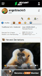 Mobile Screenshot of angelblack65.deviantart.com
