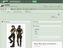 Tablet Screenshot of lexdarc.deviantart.com