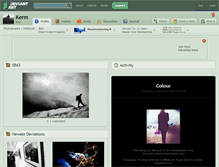 Tablet Screenshot of kerm.deviantart.com
