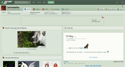 Desktop Screenshot of caninemalise.deviantart.com