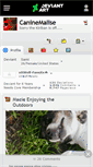 Mobile Screenshot of caninemalise.deviantart.com