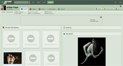 Desktop Screenshot of amber-hope.deviantart.com