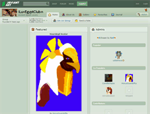 Tablet Screenshot of iluvegyptclub.deviantart.com