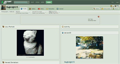 Desktop Screenshot of bugknight15.deviantart.com