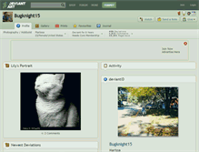 Tablet Screenshot of bugknight15.deviantart.com