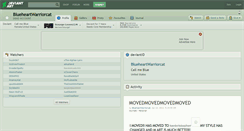 Desktop Screenshot of blueheartwarriorcat.deviantart.com