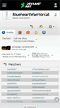 Mobile Screenshot of blueheartwarriorcat.deviantart.com