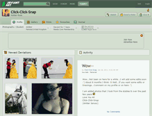 Tablet Screenshot of click-click-snap.deviantart.com