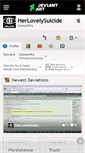 Mobile Screenshot of herlovelysuicide.deviantart.com