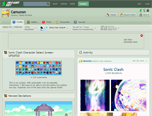 Tablet Screenshot of camunon.deviantart.com