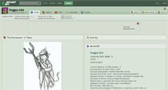 Desktop Screenshot of huggsy-666.deviantart.com