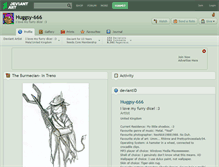 Tablet Screenshot of huggsy-666.deviantart.com