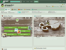 Tablet Screenshot of ginkgografix.deviantart.com