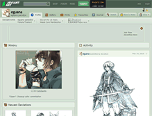 Tablet Screenshot of eguana.deviantart.com