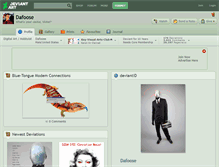Tablet Screenshot of dafoose.deviantart.com
