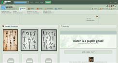 Desktop Screenshot of geralin.deviantart.com