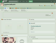 Tablet Screenshot of cheshirecatryuichi.deviantart.com