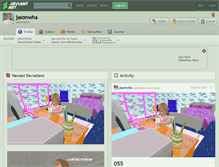 Tablet Screenshot of jasonwha.deviantart.com