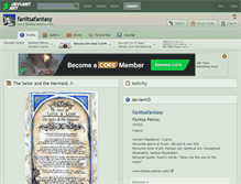 Tablet Screenshot of fanitsafantasy.deviantart.com